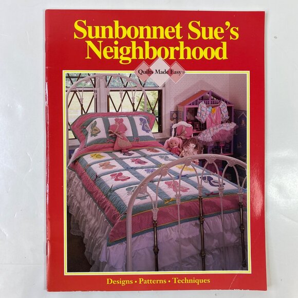 Sunbonnet Sues Neighborhood Quilting Book - Picture 1 of 6